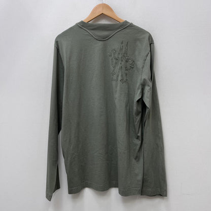【中古】MONCLER | モンクレール 6S TSHIRT 長袖Ｔシャツ 8D00010 899YU カーキ サイズ：M【加古川店】