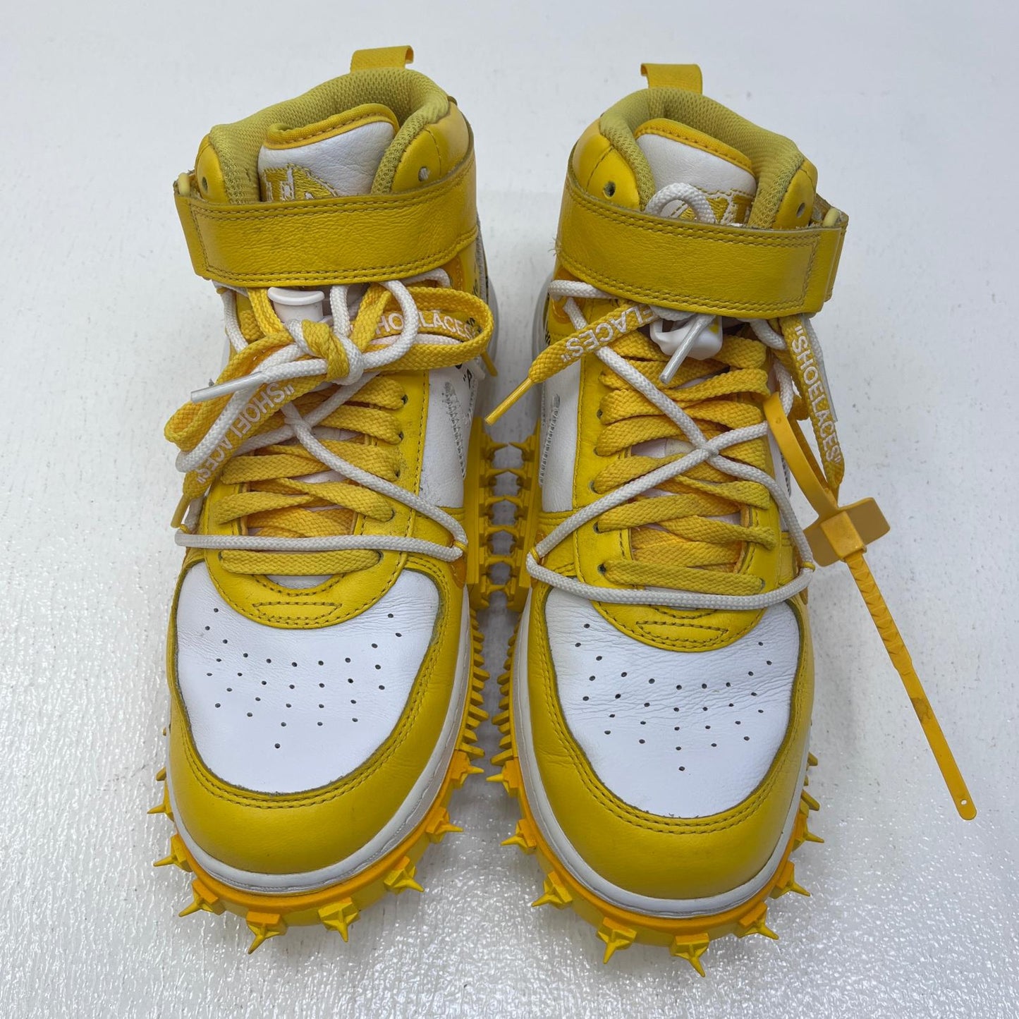 【中古】NIKE | ナイキ Air Force 1 Mid SP LTHR スニーカー DR0500-101 イエロー 26.5cm【加古川店】