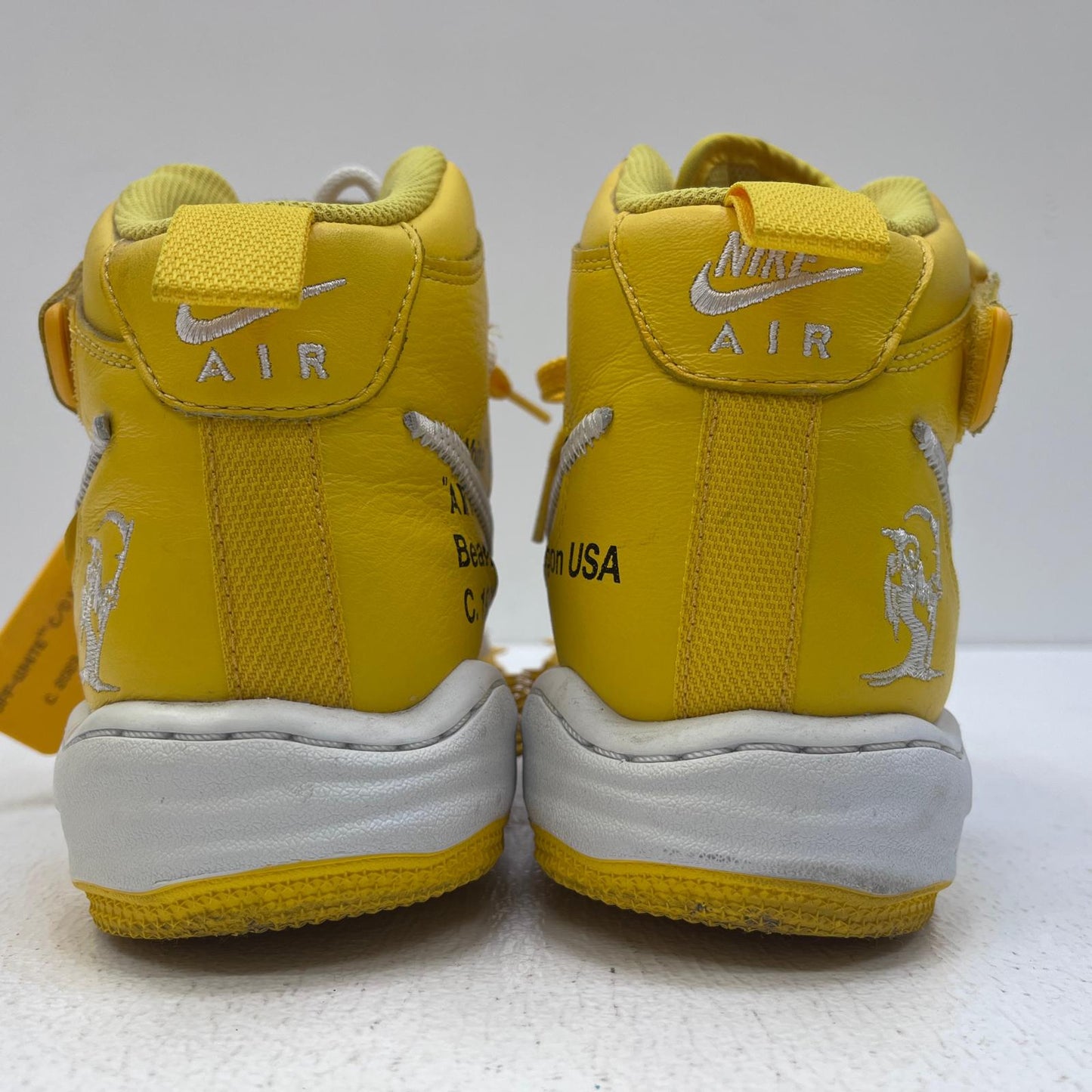 【中古】NIKE | ナイキ Air Force 1 Mid SP LTHR スニーカー DR0500-101 イエロー 26.5cm【加古川店】