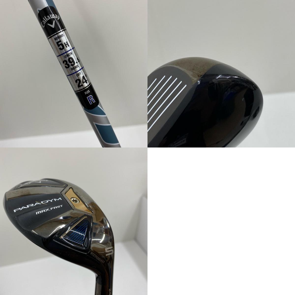 【中古】【ゴルフ用品】 Callaway | キャロウェイ PARADYM MAX FAST(2023) 5U 24° SPEEDER NX for CALLAWAY 39.5インチ フレックスR【加古川店】