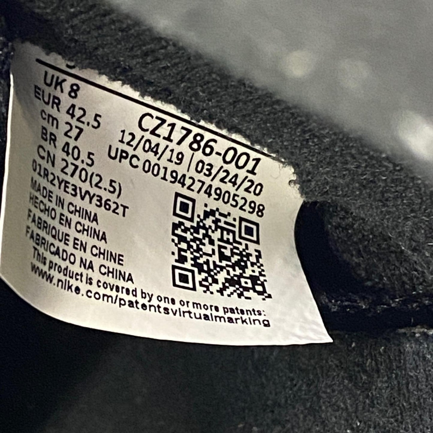 【中古】NIKE | ナイキ Air Jordan 5 Retro スニーカー CZ1786-001 ブラック 27cm【加古川店】