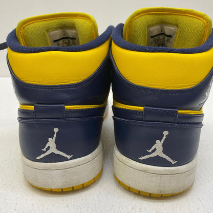 【中古】NIKE | ナイキ Air Jordan 1 Mid 'Michigan' スニーカー 554724-707 イエロー 28cm【加古川店】