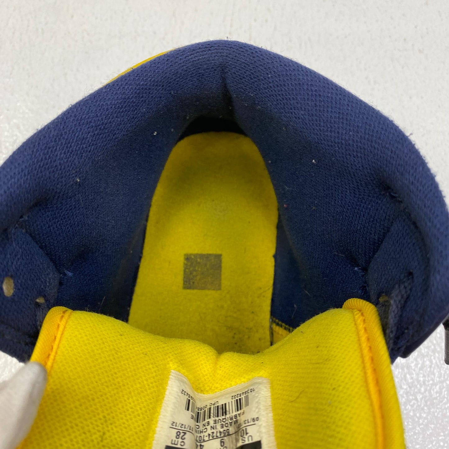 【中古】NIKE | ナイキ Air Jordan 1 Mid 'Michigan' スニーカー 554724-707 イエロー 28cm【加古川店】