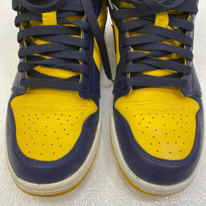 【中古】NIKE | ナイキ Air Jordan 1 Mid 'Michigan' スニーカー 554724-707 イエロー 28cm【加古川店】