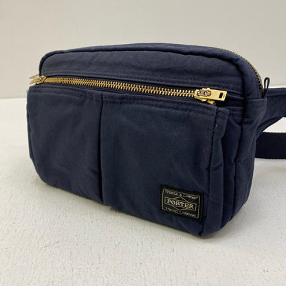 【中古】PORTER | ポーター DRAFT WAIST BAG ウエストバッグ ネイビー【加古川店】