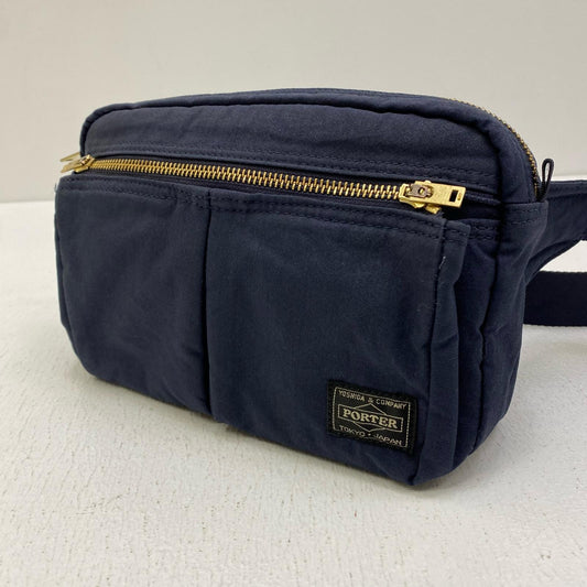 【中古】PORTER | ポーター DRAFT WAIST BAG ウエストバッグ ネイビー【加古川店】