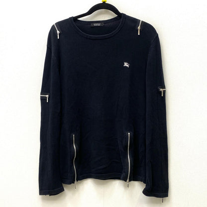 【中古】BURBERRY BLACK LABEL | バーバリーブラックレーベル ZIP KNIT ニット BMT36-606-09 ブラック サイズ：2【加古川店】