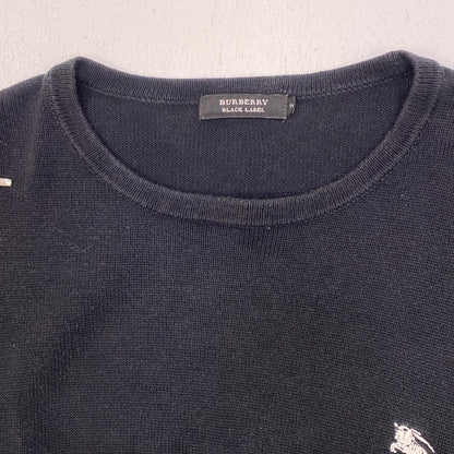 【中古】BURBERRY BLACK LABEL | バーバリーブラックレーベル ZIP KNIT ニット BMT36-606-09 ブラック サイズ：2【加古川店】