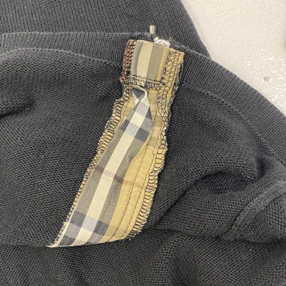 【中古】BURBERRY BLACK LABEL | バーバリーブラックレーベル ZIP KNIT ニット BMT36-606-09 ブラック サイズ：2【加古川店】