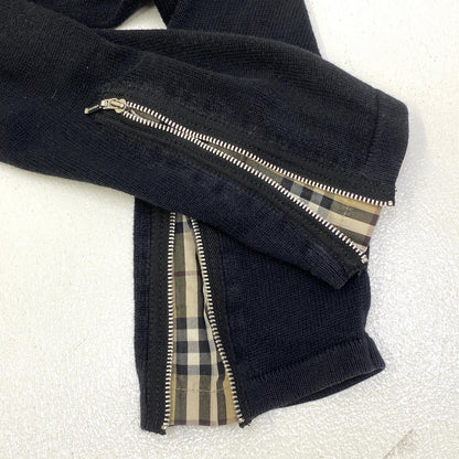 【中古】BURBERRY BLACK LABEL | バーバリーブラックレーベル ZIP KNIT ニット BMT36-606-09 ブラック サイズ：2【加古川店】