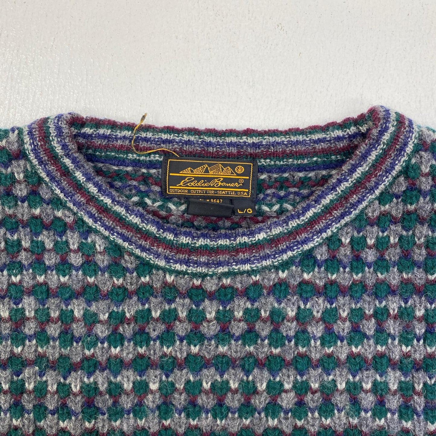 【中古】Eddie Bauer | エディー・バウアー ポップコーンセーター ニット サイズ：L【加古川店】