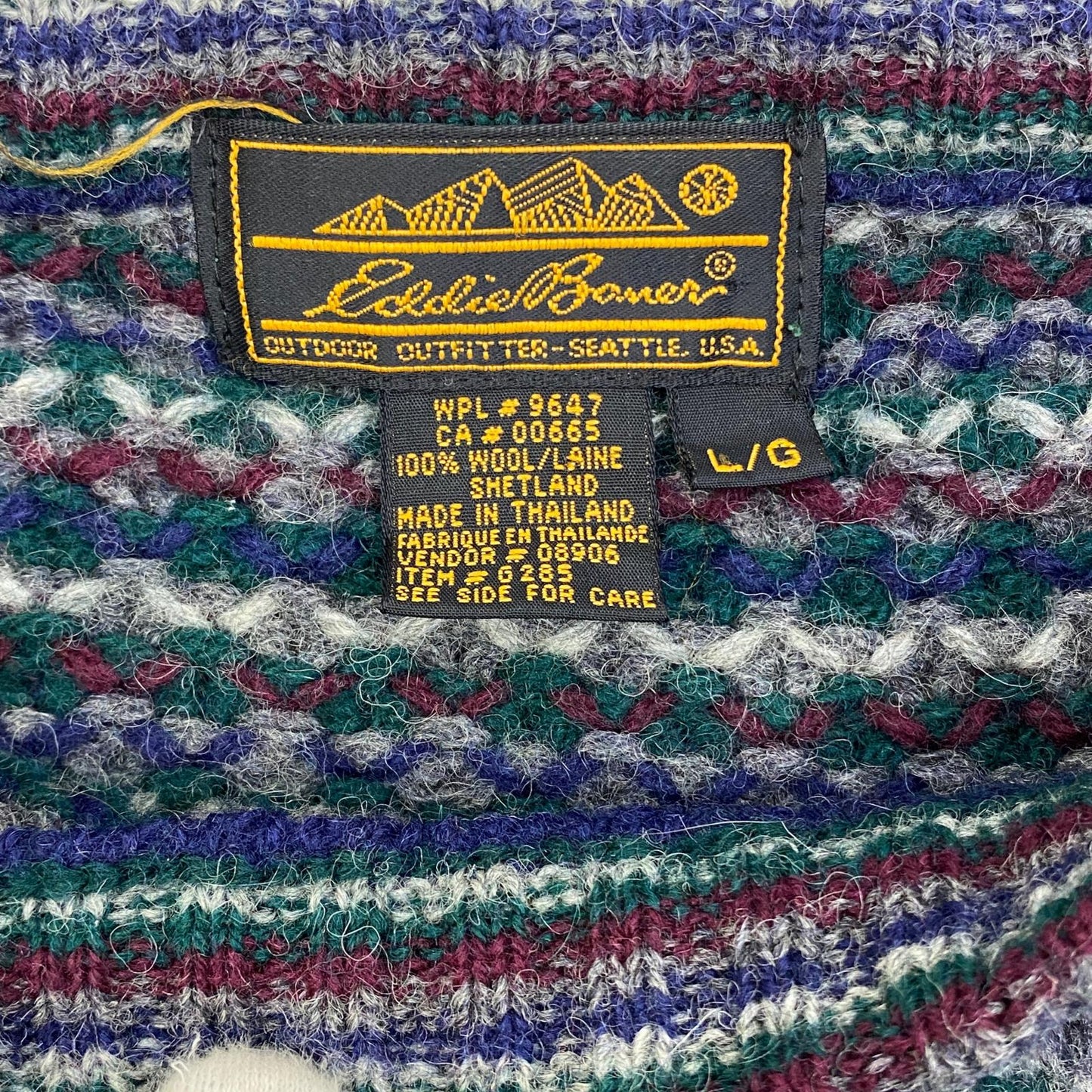 【中古】Eddie Bauer | エディー・バウアー ポップコーンセーター ニット サイズ：L【加古川店】