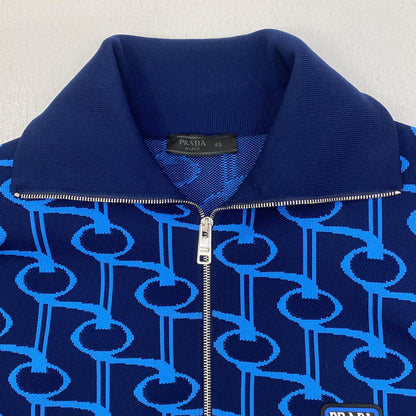 【中古】PRADA | プラダ 国内正規品 パーカー ブルー サイズ：46【加古川店】