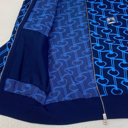 【中古】PRADA | プラダ 国内正規品 パーカー ブルー サイズ：46【加古川店】