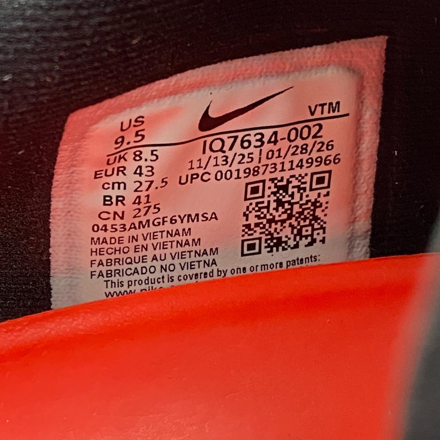 【中古】NIKE | ナイキ Air Liquid Max スニーカー IQ7634-002 ブラック 27.5cm【加古川店】