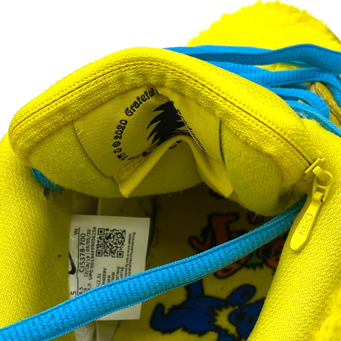 【中古】NIKE | ナイキ Grateful Dead SB Dunk Low スニーカー CJ5378-700 イエロー 27.5cm【加古川店】