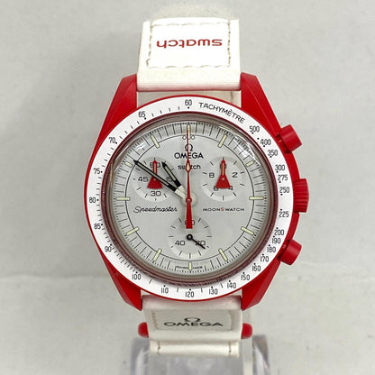 【中古】OMEGA | オメガ MISSION TO MARS 腕時計 SO33R100 レッド【加古川店】