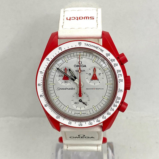 【中古】OMEGA | オメガ MISSION TO MARS 腕時計 SO33R100 レッド【加古川店】