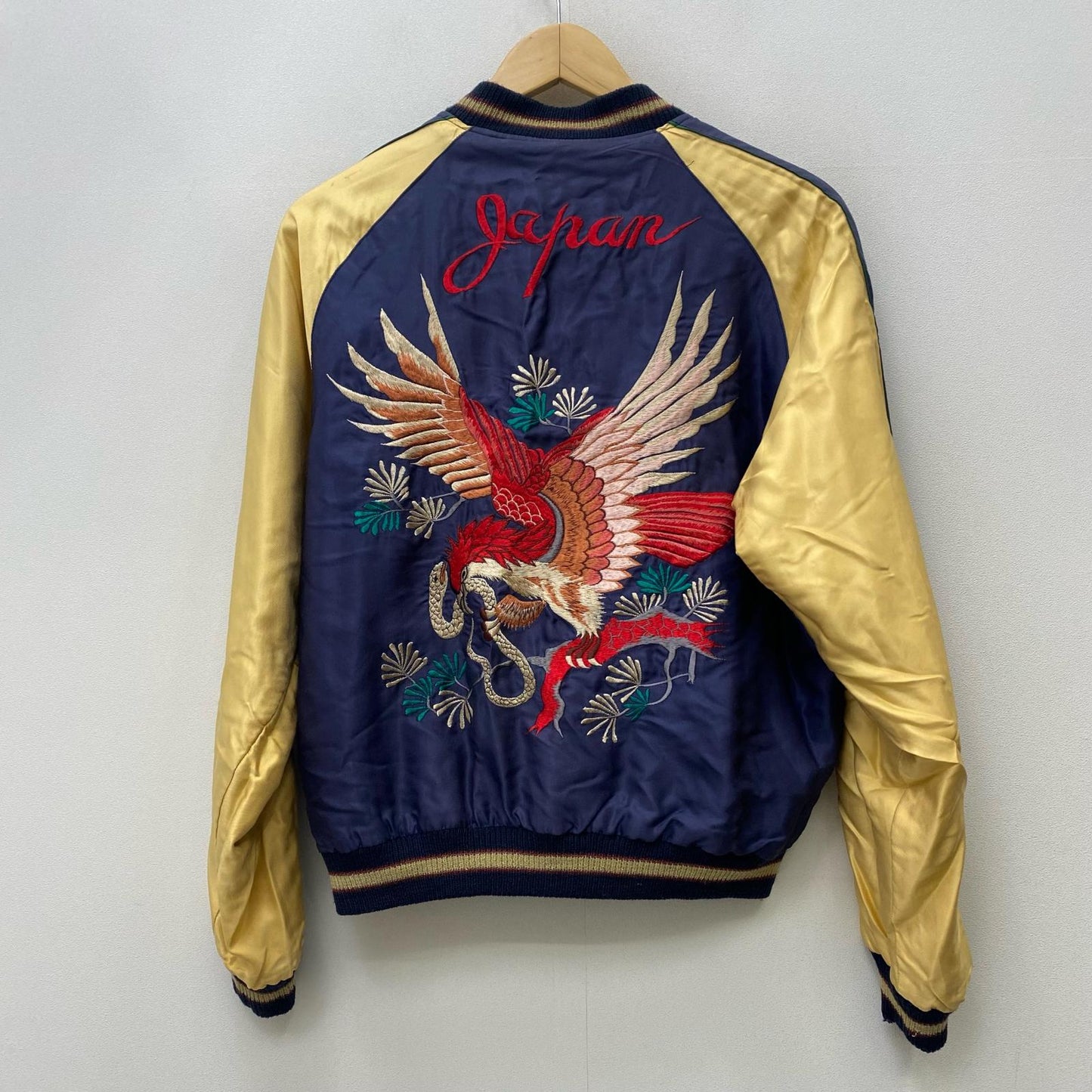 【中古】TAILOR TOYO(東洋エンタープライズ) | テイラートウヨウテイラートーヨー 虎 鷹 スーベニアジャケット TT11591 ネイビー サイズ：M【加古川店】