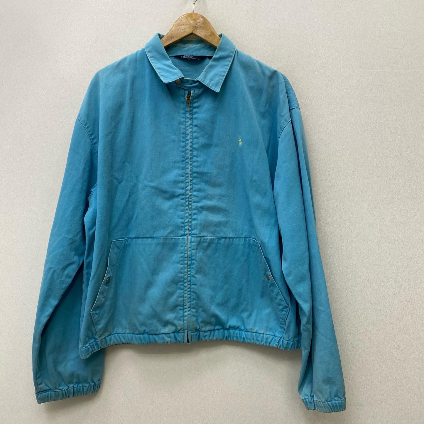 【中古】POLO RALPH LAUREN | ポロ・ラルフローレン スイングトップ ライトブルー サイズ：L【加古川店】