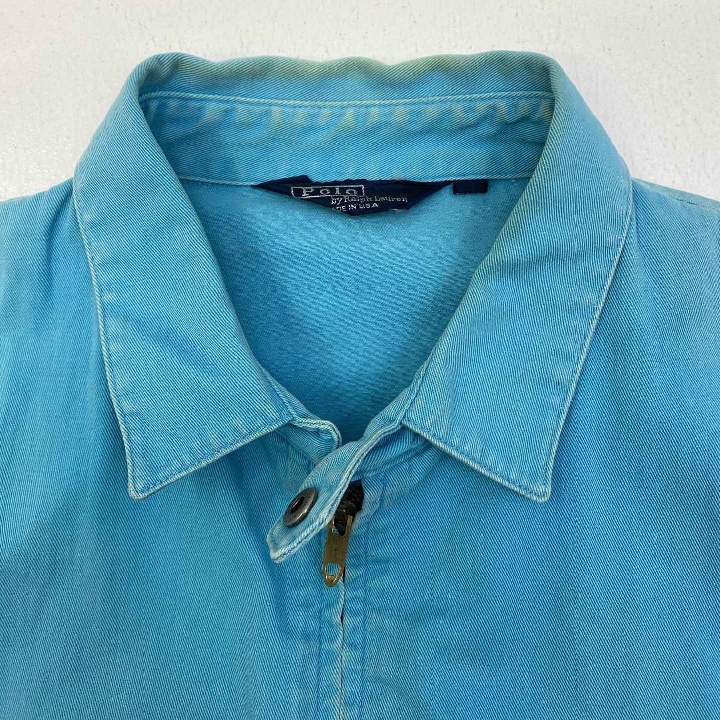 【中古】POLO RALPH LAUREN | ポロ・ラルフローレン スイングトップ ライトブルー サイズ：L【加古川店】