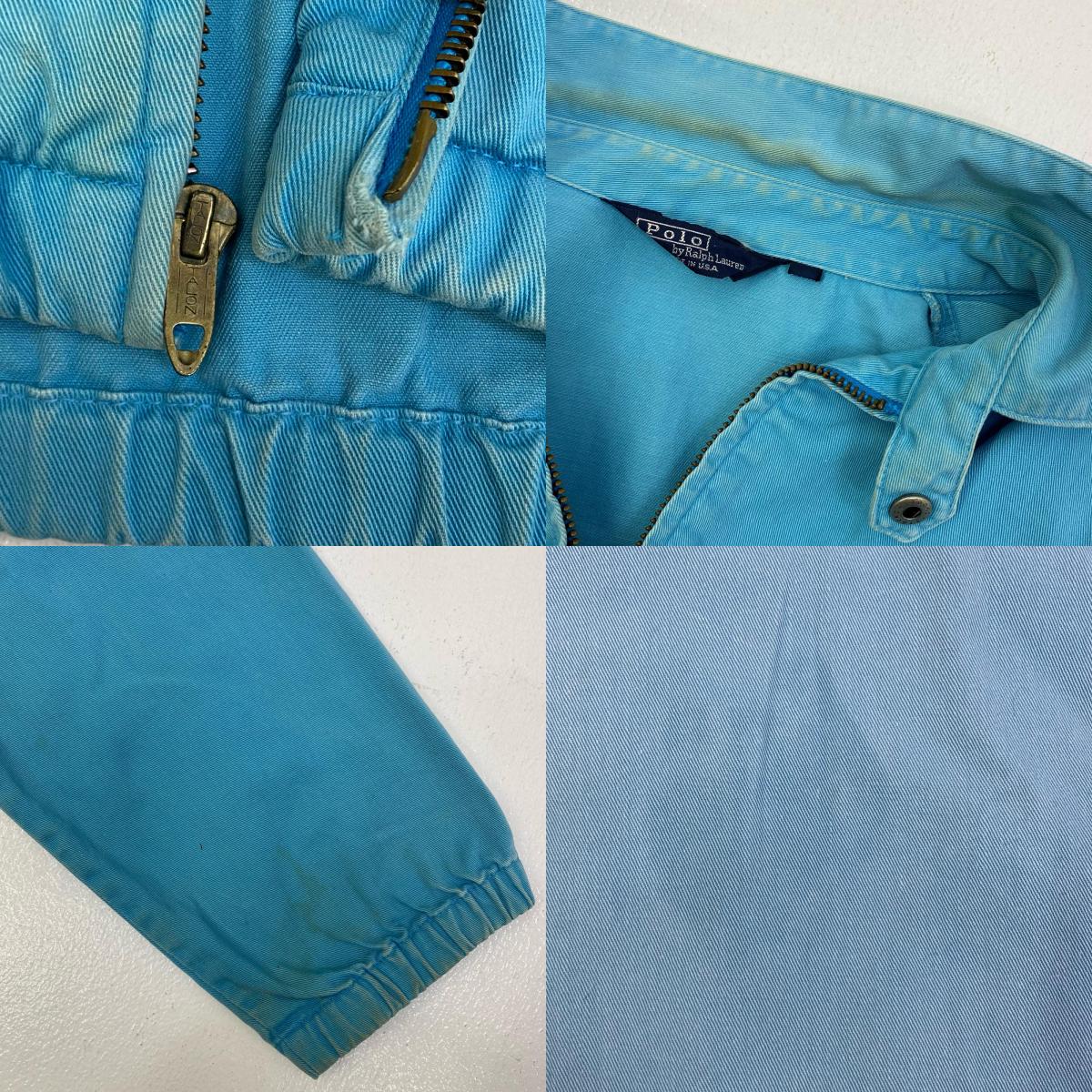 【中古】POLO RALPH LAUREN | ポロ・ラルフローレン スイングトップ ライトブルー サイズ：L【加古川店】