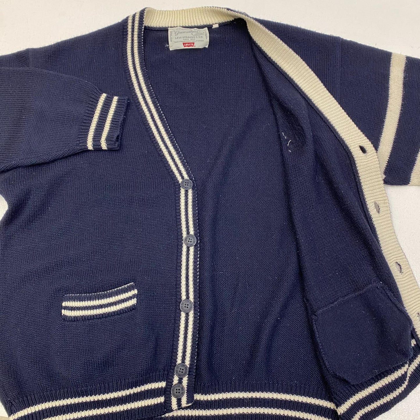 【中古】Levi's | リーバイス カーディガン ダークネイビー サイズ：L【加古川店】