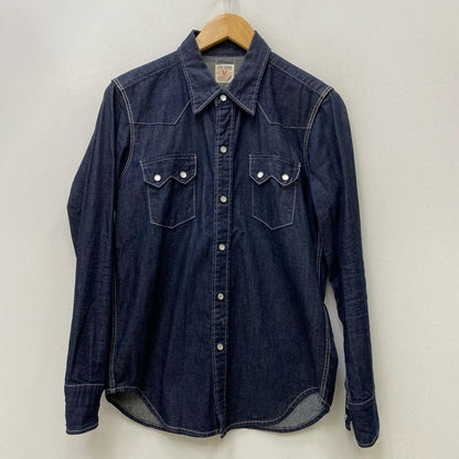【中古】TCB JEANS | ティーシービ Dude Ranch Shirt 8.5oz? 長袖シャツ インディゴ【加古川店】