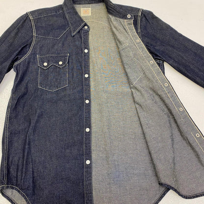 【中古】TCB JEANS | ティーシービ Dude Ranch Shirt 8.5oz? 長袖シャツ インディゴ【加古川店】