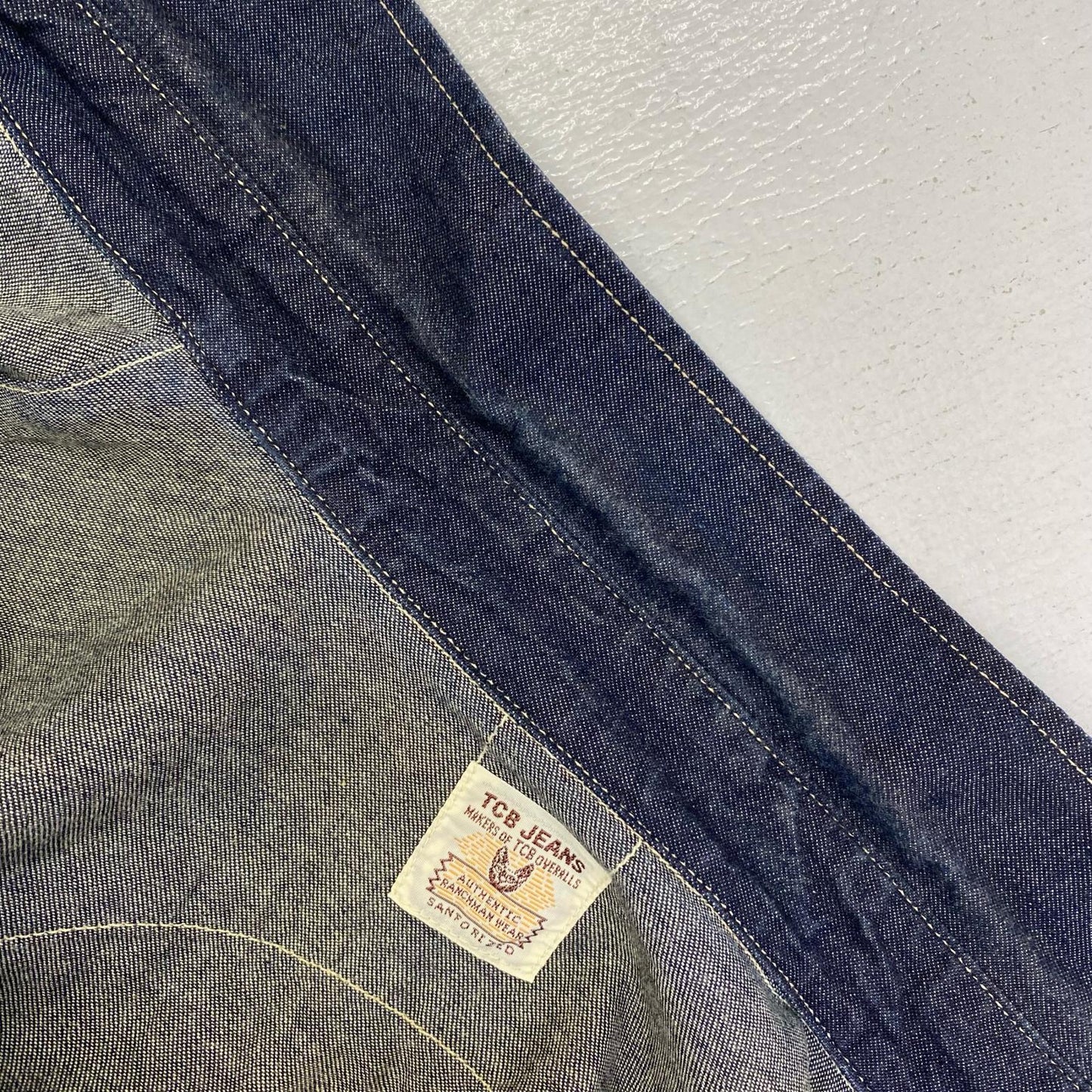 【中古】TCB JEANS | ティーシービ Dude Ranch Shirt 8.5oz? 長袖シャツ インディゴ【加古川店】