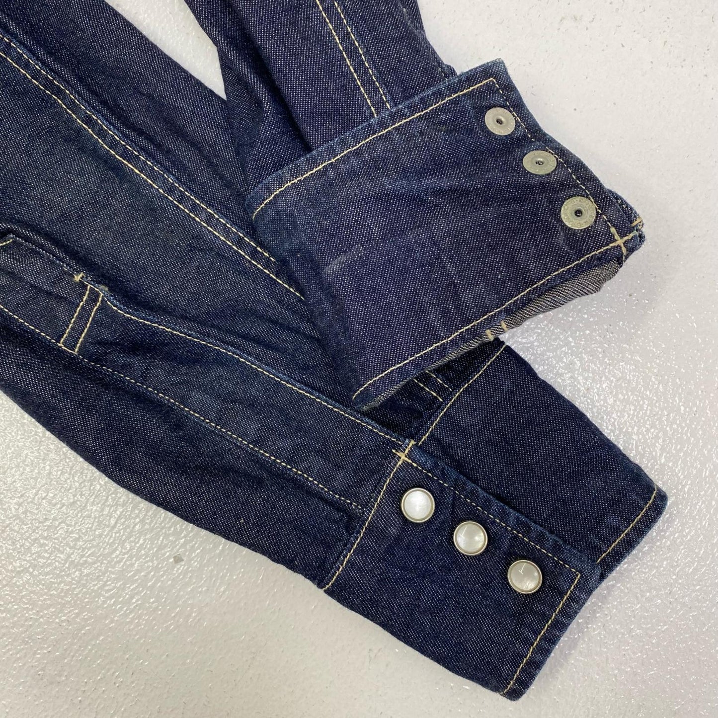 【中古】TCB JEANS | ティーシービ Dude Ranch Shirt 8.5oz? 長袖シャツ インディゴ【加古川店】