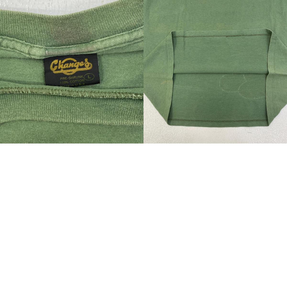 【中古】VINTAGE衣料 | ヴィンテージイリョウ felix 半袖Ｔシャツ オリーブ サイズ：L【加古川店】