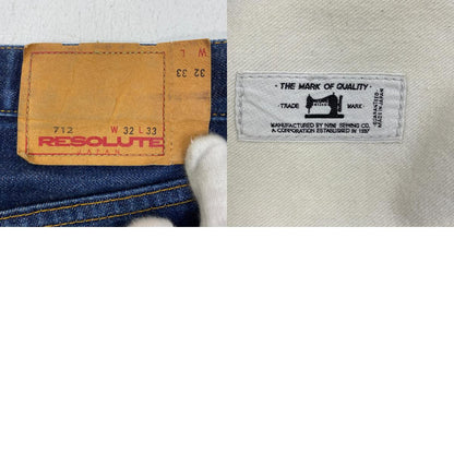 【中古】RESOLUTE | リゾルト デニムパンツ 712 インディゴ サイズ：32【加古川店】