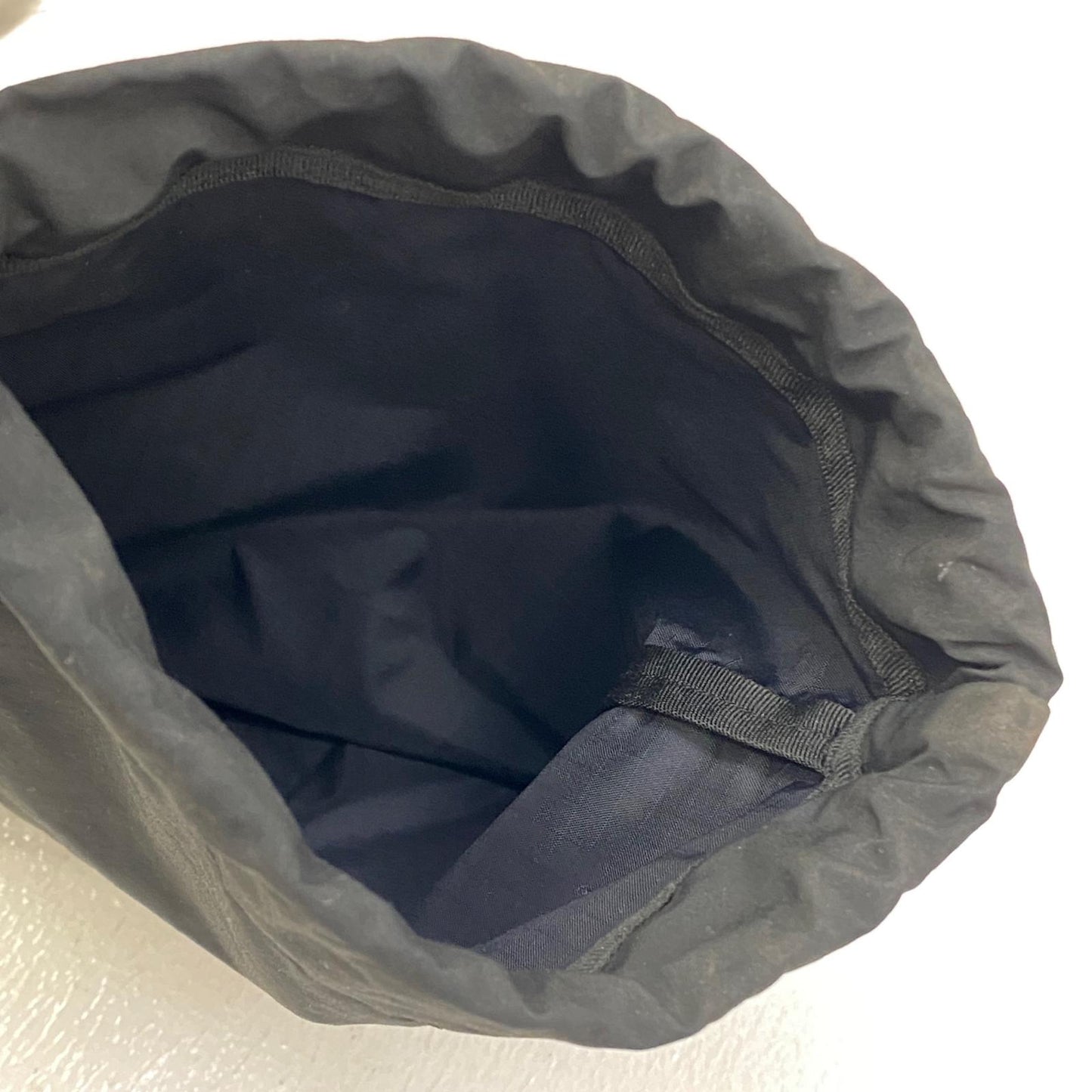 【中古】WACKOMARIA | ワコマリア nyron drawstring bag ポーチ 24ss-wma-bg03 ブラック【加古川店】
