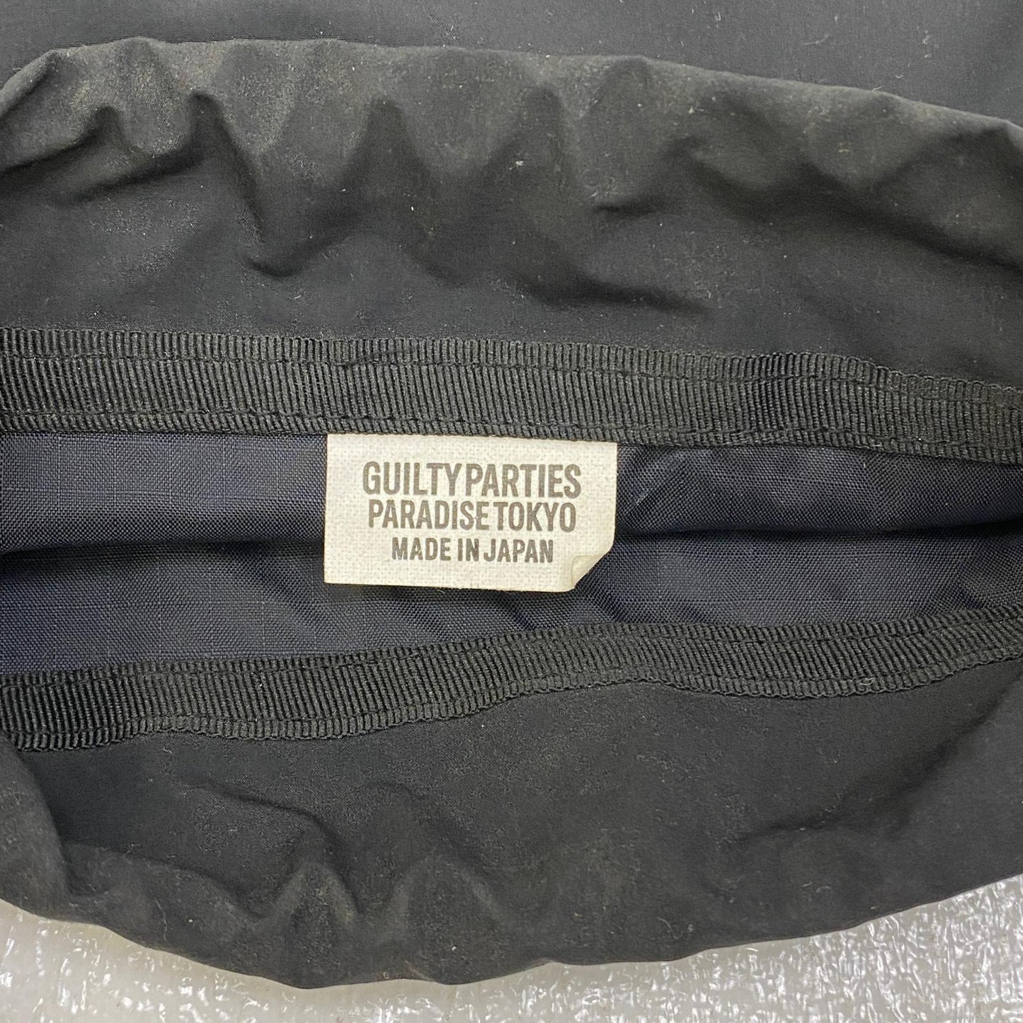 【中古】WACKOMARIA | ワコマリア nyron drawstring bag ポーチ 24ss-wma-bg03 ブラック【加古川店】