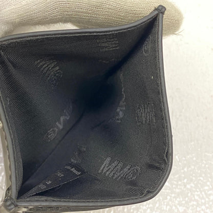 【中古】MM6(Maison Margiela) | エムエムシックスメゾンマルジェラ エンボスロゴ カードホルダー カードケース S54UI0129 P3935 T8013 ブラック【加古川店】