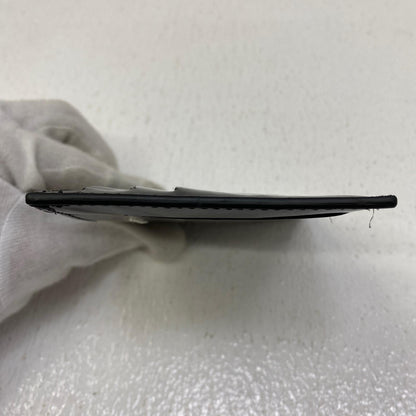 【中古】MM6(Maison Margiela) | エムエムシックスメゾンマルジェラ エンボスロゴ カードホルダー カードケース S54UI0129 P3935 T8013 ブラック【加古川店】