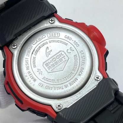 G-SHOCK | ジーショック G-SQUAD 腕時計 GBD-100 デジタル表示 クオーツ ブラック【加古川店】