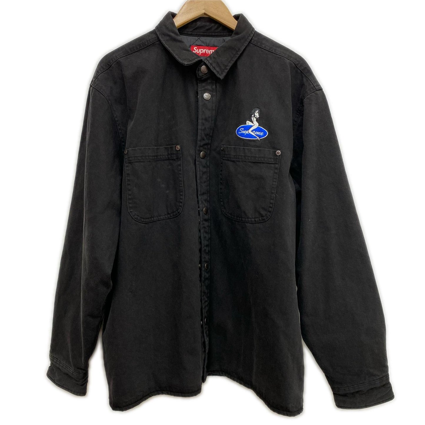Supreme | シュプリーム quilted lined denim snap shirt 26SS デニム ブラック サイズ：L【加古川店】