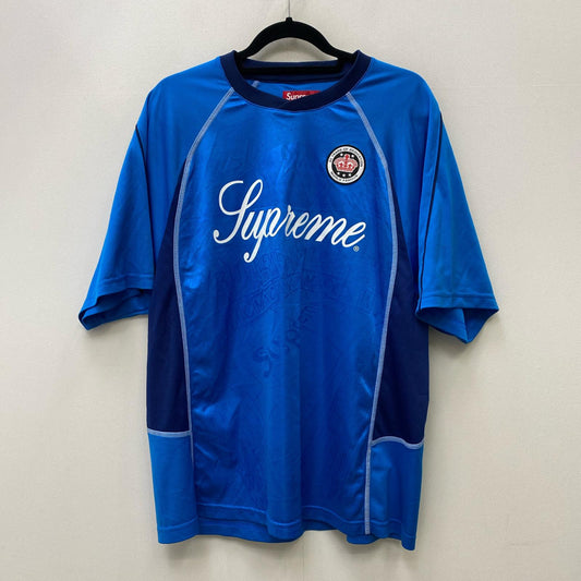 Supreme | シュプリーム Jacquard soccer jersey 年式:24SS 半袖シャツ ブルー【加古川店】