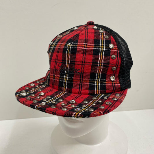 Supreme | シュプリーム b.b. Simon Studded 25FW チェック柄 キャップ【加古川店】