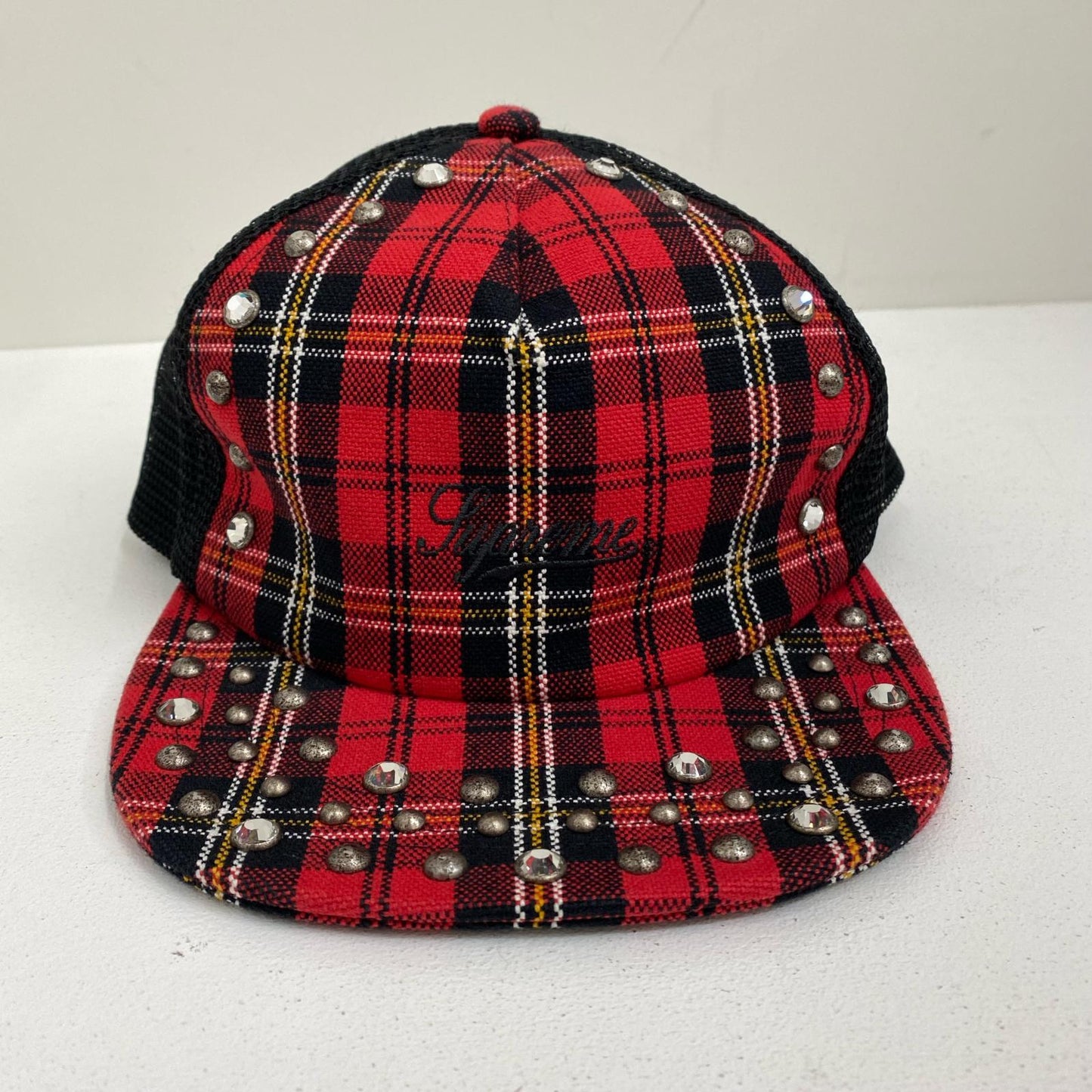Supreme | シュプリーム b.b. Simon Studded 25FW チェック柄 キャップ【加古川店】
