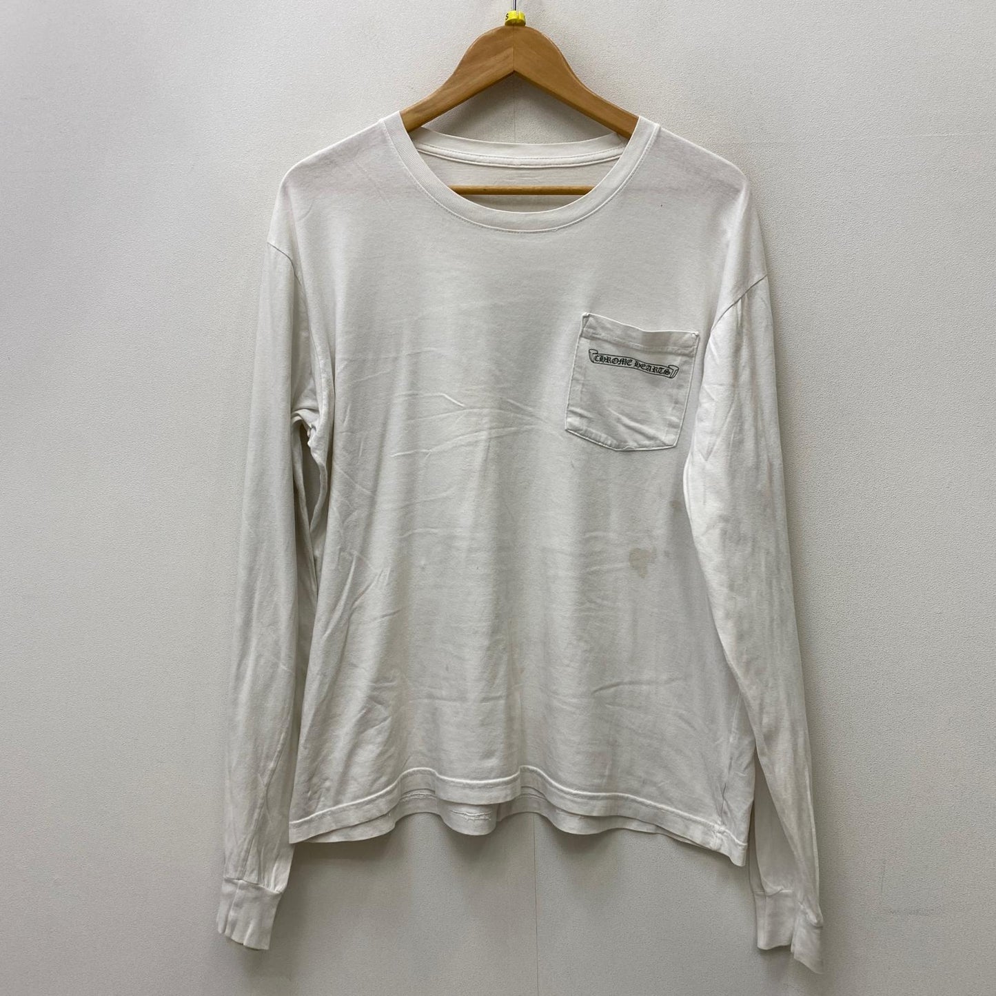 CHROME HEARTS | クロムハーツ セメタリークロス 長袖Ｔシャツ 2212-304-0240 ホワイト サイズ：L【加古川店】