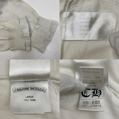 CHROME HEARTS | クロムハーツ セメタリークロス 長袖Ｔシャツ 2212-304-0240 ホワイト サイズ：L【加古川店】