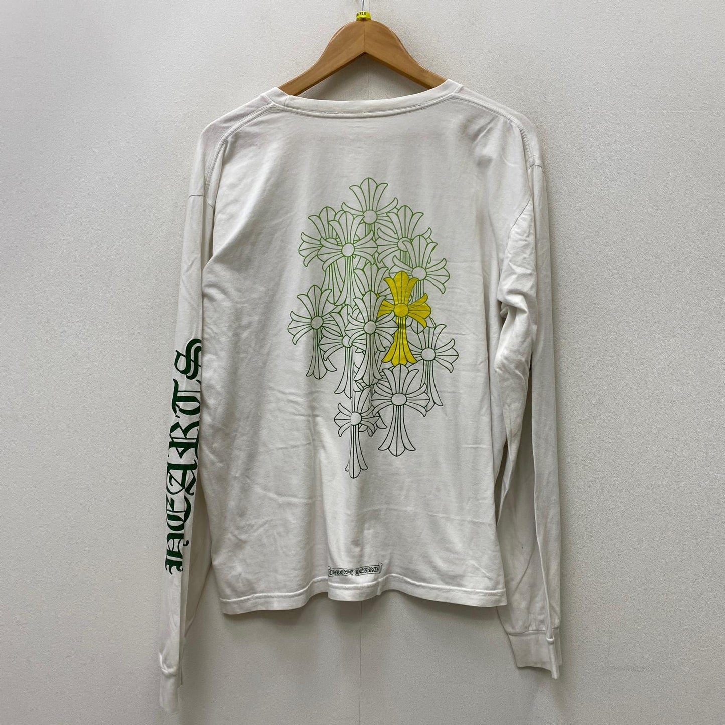 CHROME HEARTS | クロムハーツ セメタリークロス 長袖Ｔシャツ 2212-304-0240 ホワイト サイズ：L【加古川店】