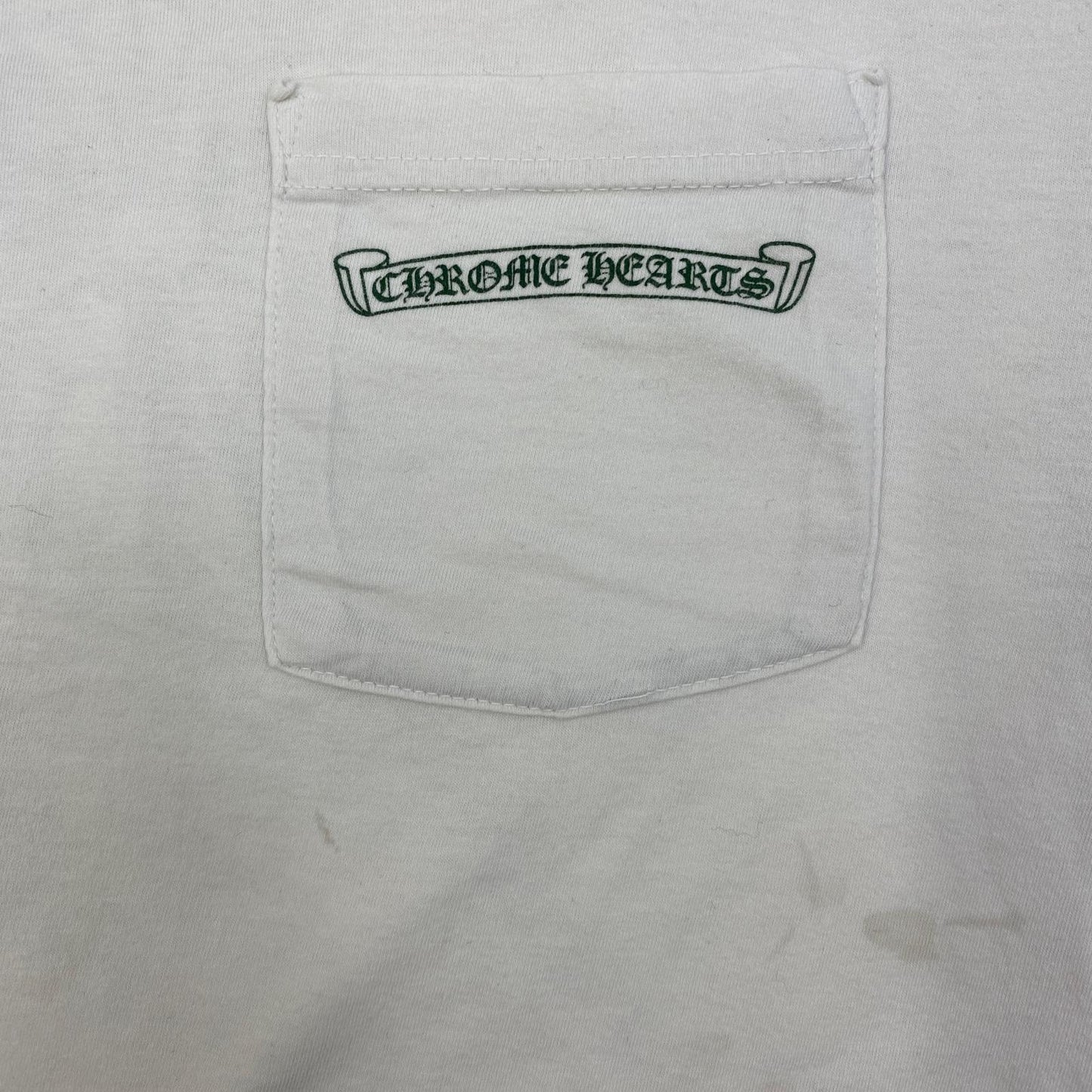 CHROME HEARTS | クロムハーツ セメタリークロス 長袖Ｔシャツ 2212-304-0240 ホワイト サイズ：L【加古川店】