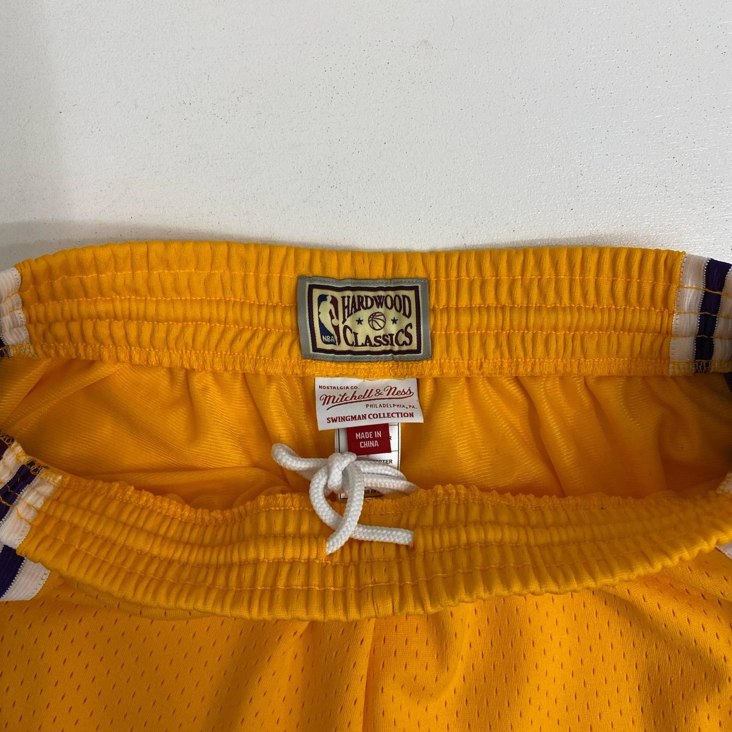 MITCHELL&NESS | ミッシェルアンドネスミッチェルアンドネス MITCHELL&NESS ﾚｲｶｰｽﾞｽｳｨﾝｸﾞﾏﾝNBAﾛｺﾞﾊﾟﾝﾂ size:L【加古川店】