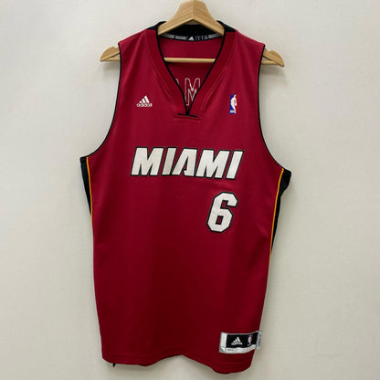 adidas | アディダス adidas ﾏｲｱﾐﾋｰﾄ ﾕﾆﾌｫｰﾑ #6 ﾚﾌﾞﾛﾝ ｼﾞｪｰﾑｽ size:L NBA【加古川店】