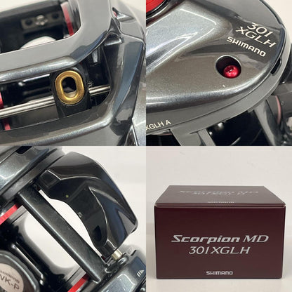 【フィッシング/釣り/釣具/リール】 【ベイトリール/左ハンドル】SHIMANO | シマノ 24スコーピオンMD カスタム品 301XGLH【加古川店】
