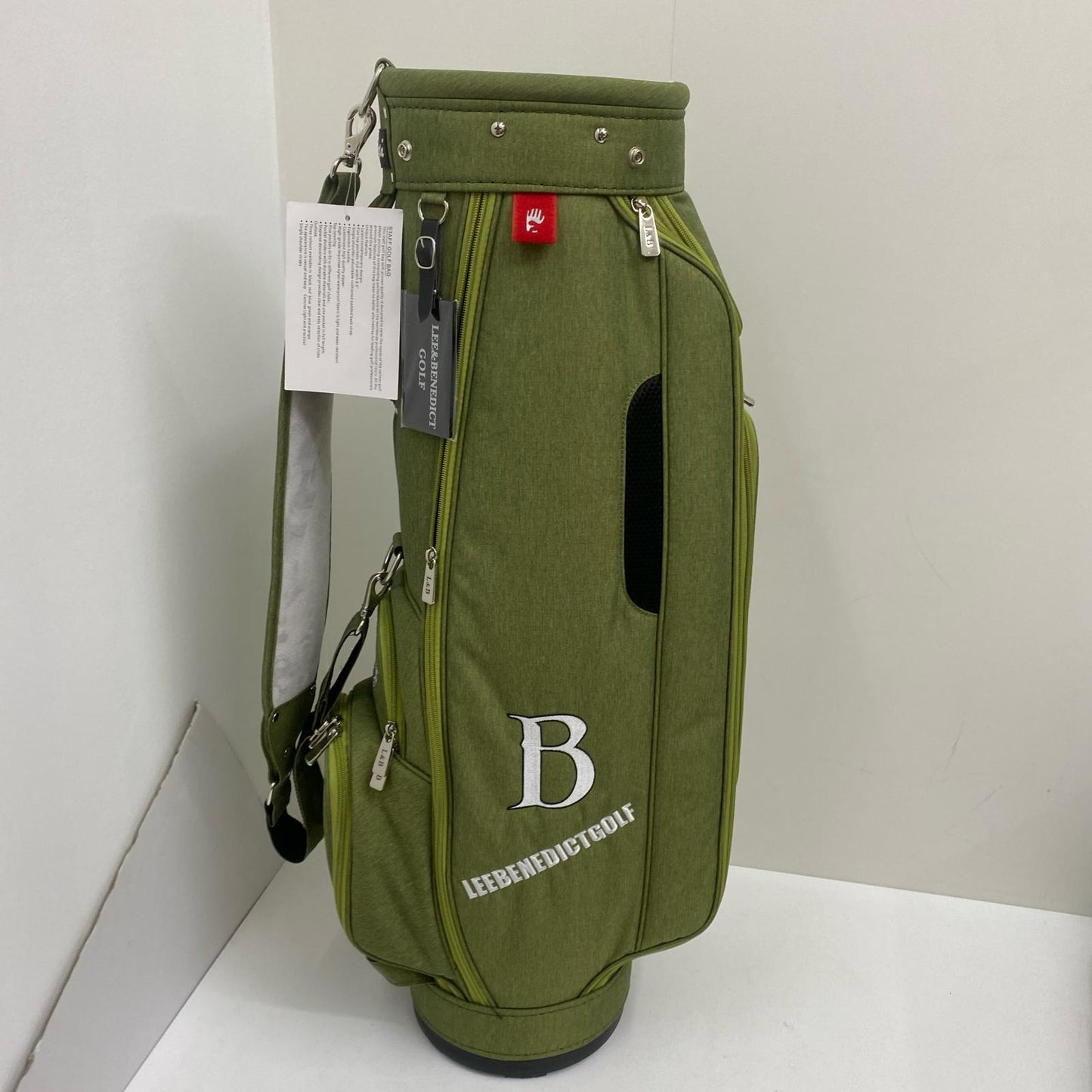 【ゴルフ用品】 LEE BENEDICT GOLF リーベネディクト キャディバッグ ﾌｰﾄﾞ有【加古川店】